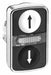 MultiheadOperator Blk Wht NoLamp 22mm