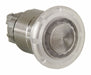 MushroomHeadPushButton Wht NoLamp 22mm