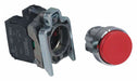 FlushPushButtnOp NonIllum Red 1NO/1NC