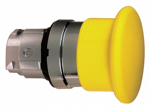 H6952 Mushroom Head Push Button Yellow 22mm