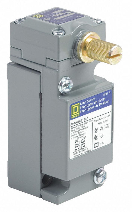 Plug-In Limit Switch Rotary Lever