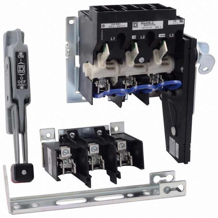 Disconnect Switch 100 A 600V AC Gray