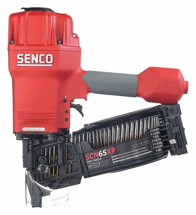 Air Nail Gun Red 3/8 in NPT Aluminum