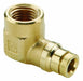 Elbow Brass Push-Fit3/8in FNPT1/8in