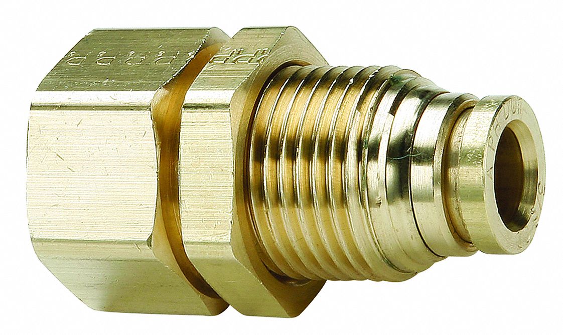 Strt Brass Push-Fit3/8in FNPTF3/8in
