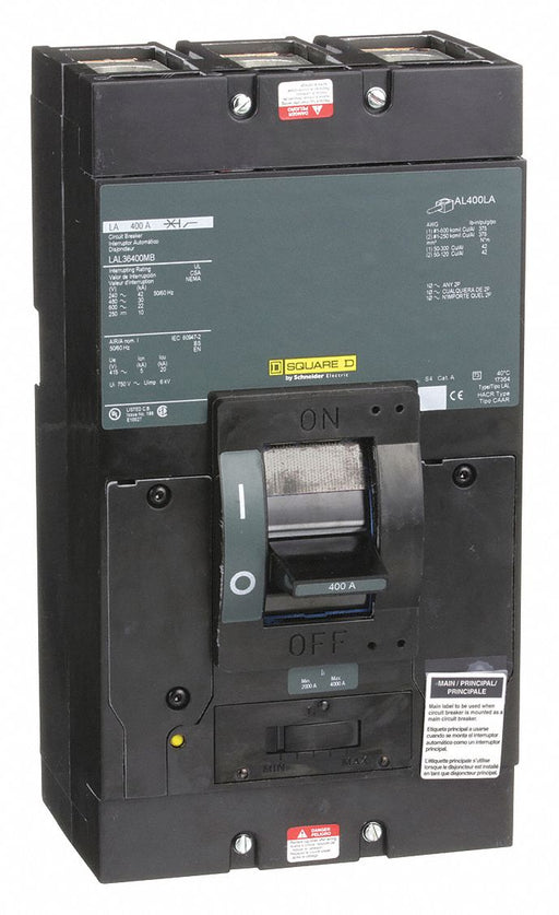 Molded Case Circuit Breaker 600V 400A