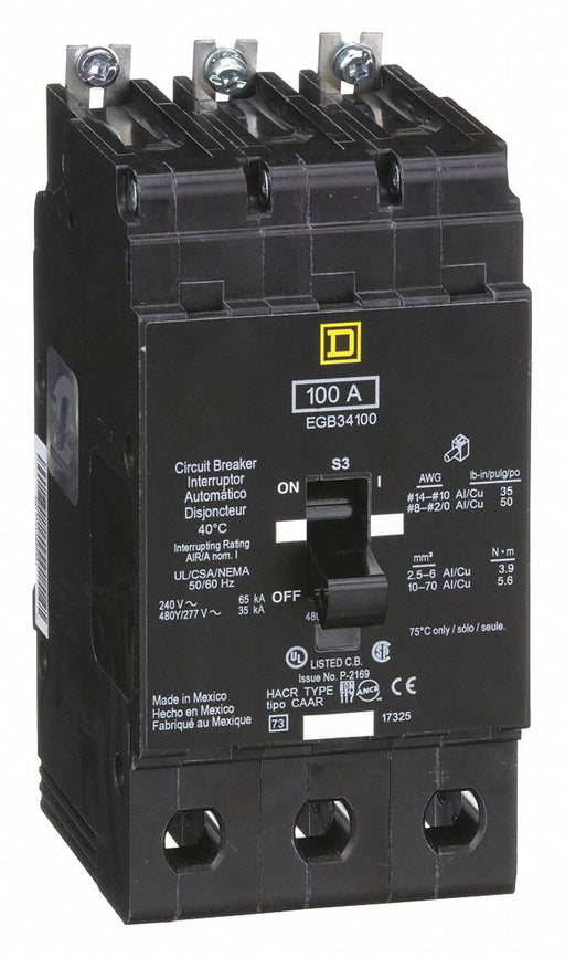 Miniature Circuit Breaker 480Y/277V 100A