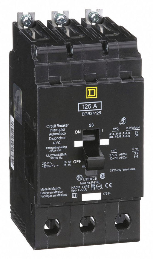 Miniature Circuit Breaker 480Y/277V 125A