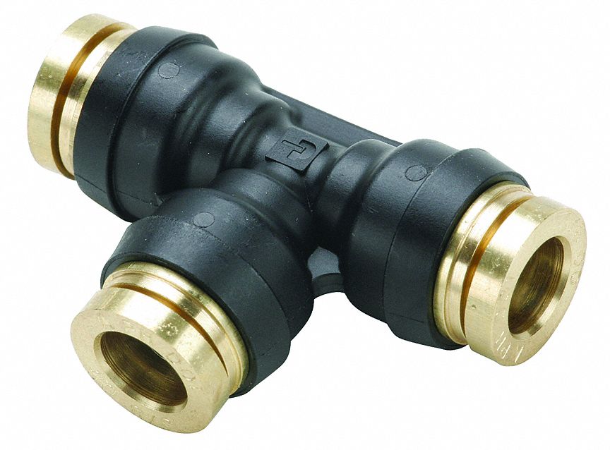 Tee Nylon Tube5/8 5/8 Push-Fit5/8 