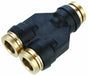 Wye Nylon Tube1/4 1/4 Push-Fit1/4 