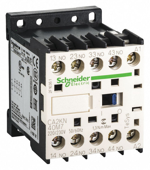 Control Relay 600Vac 10Amp Iec +Options