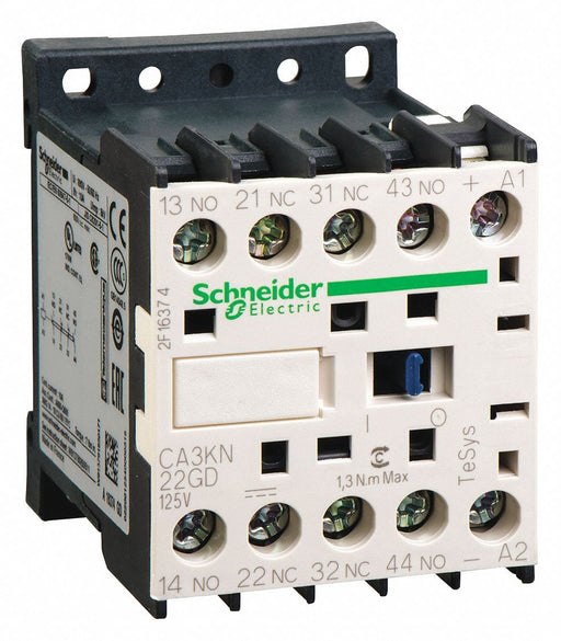 Control Relay 600Vac 10Amp Iec +Options