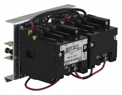 Reversing Contactor 600Vac 27A Nema