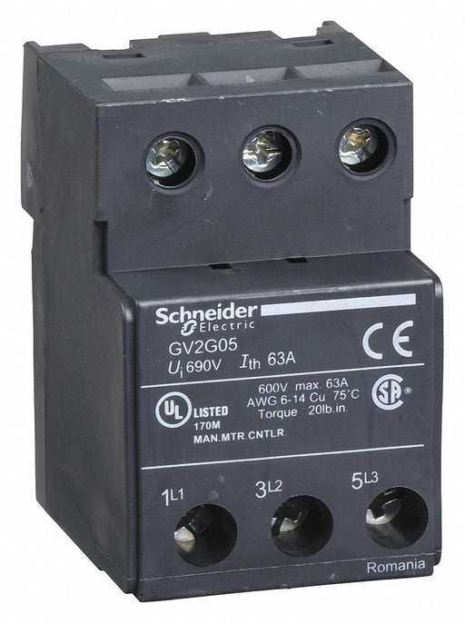 Manstarter Terminal Block 600Vac 63A