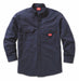 FR Button Down Work Shirt M Navy