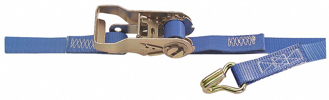 M6895 Tie Down Strap Wire-Hook Blue