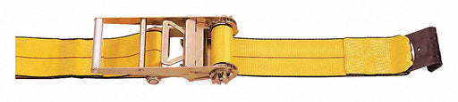 M6860 Ratchet Strap Flat-Hook Yellow