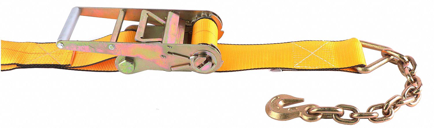 Ratchet Strap Grab-Hook Yellow