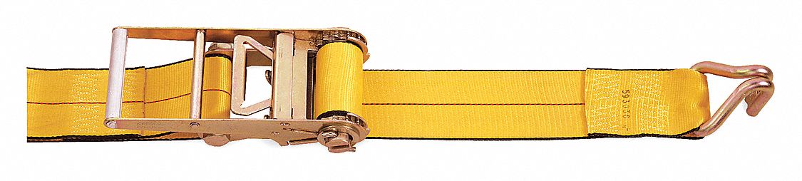 Ratchet Strap Wire-Hook Yellow