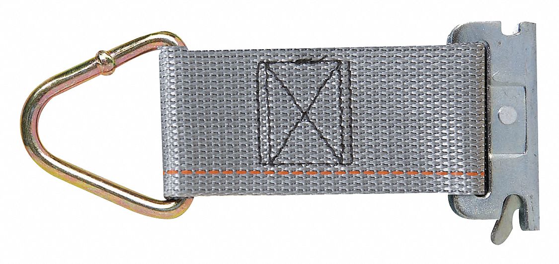 Rope Tie-Off 2 W Steel Gray PK2
