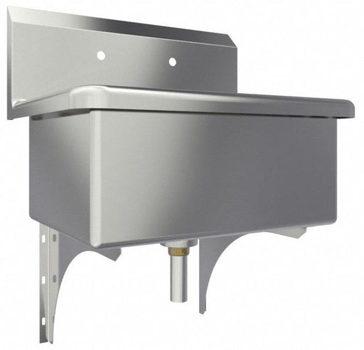 Scrub Sink 25 x20 x18.5 Silver