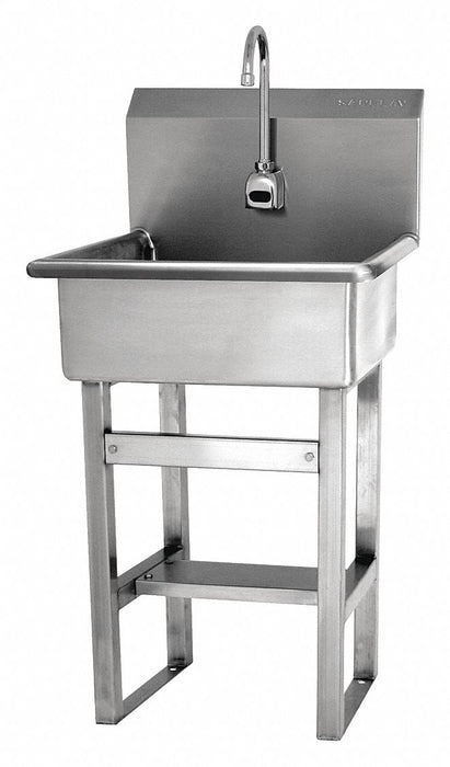 Hands-Free Sink 23 x20.5 x46.5 Silver