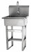 Hands-Free Sink 23 x20.5 x46.5 Silver