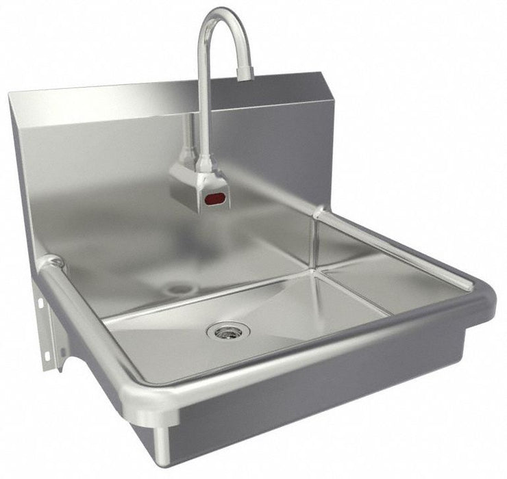 Hands-Free Sink 22 x19 x14 Silver