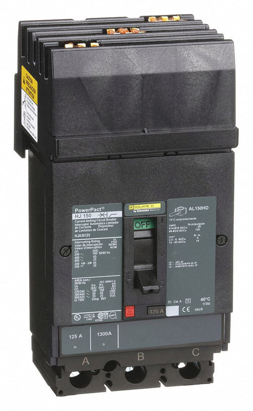 Molded Case Circuit Breaker 600V 125A