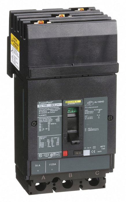Molded Case Circuit Breaker 600V 70A