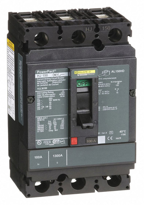 Molded Case Circuit Breaker 600V 100A