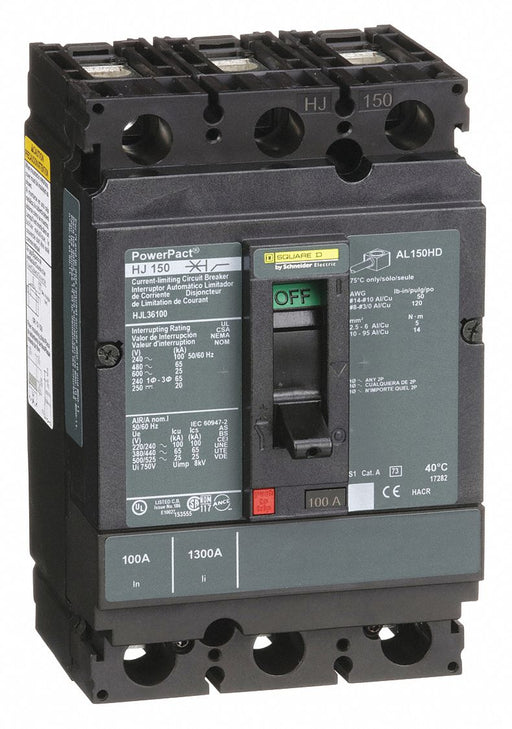 Molded Case Circuit Breaker 600V 100A