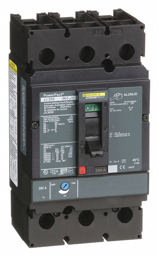 Molded Case Circuit Breaker 600V 200A
