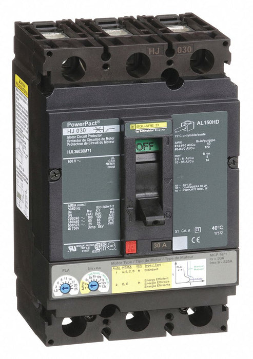 Motor Circuit Protector 600V 30A