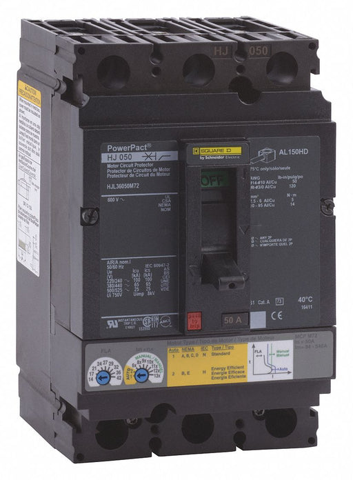 Motor Circuit Protector 600V 50A