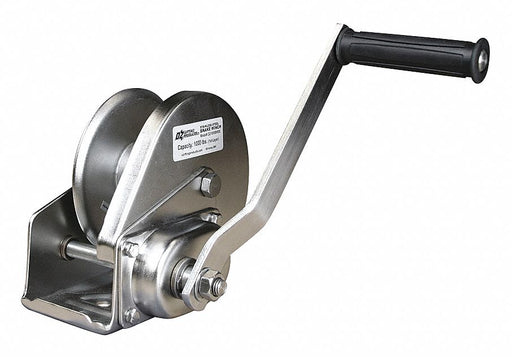 Hand Winch 1000 lb 5-63/64 in.Overall W