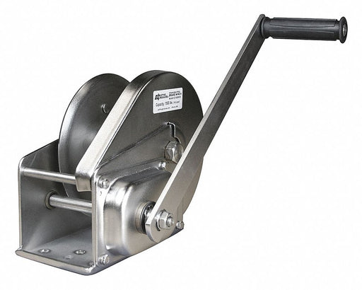 Hand Winch 1500 lb 6-57/64 in.Overall W