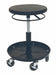 Welding Stool Round Pedestal Black 21 H