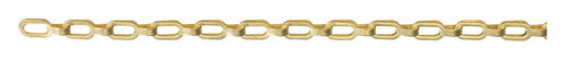 Plumber Chain Brass 100 ft L 23 lb