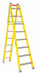 Combination Ladder Fiberglass 375lb 8ft.