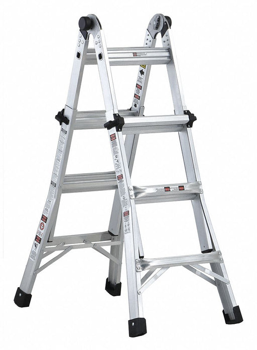 Multipurpose Ladder Aluminum 300lb 13ft.