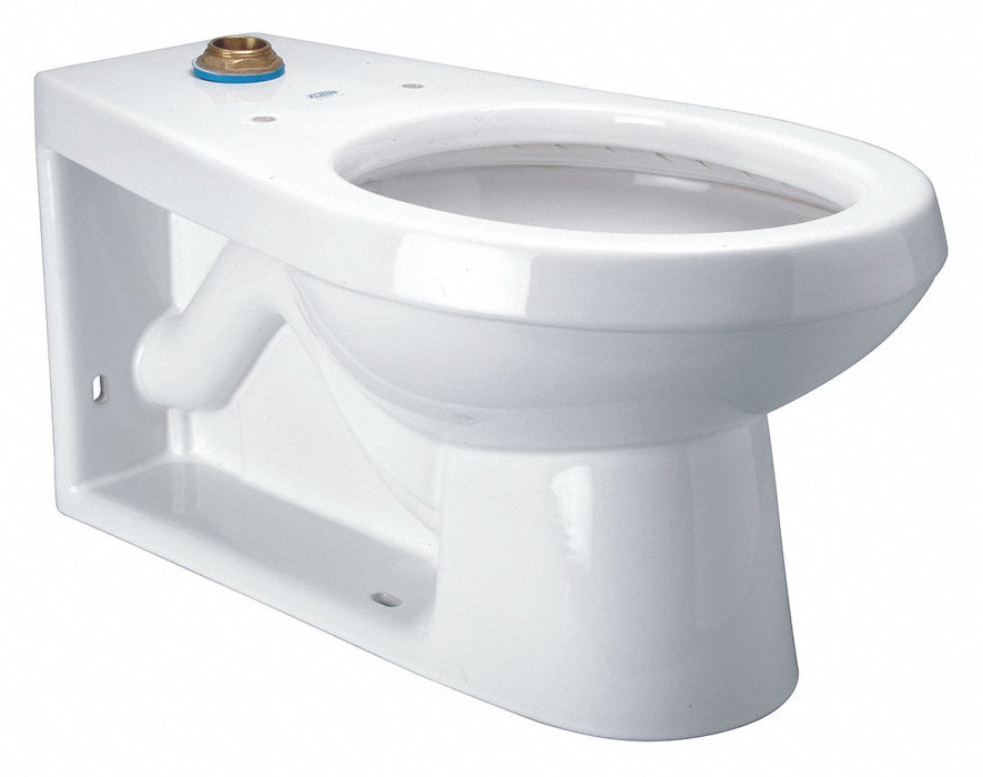 Toilet Bowl Elongated Floor w/BackOutlet