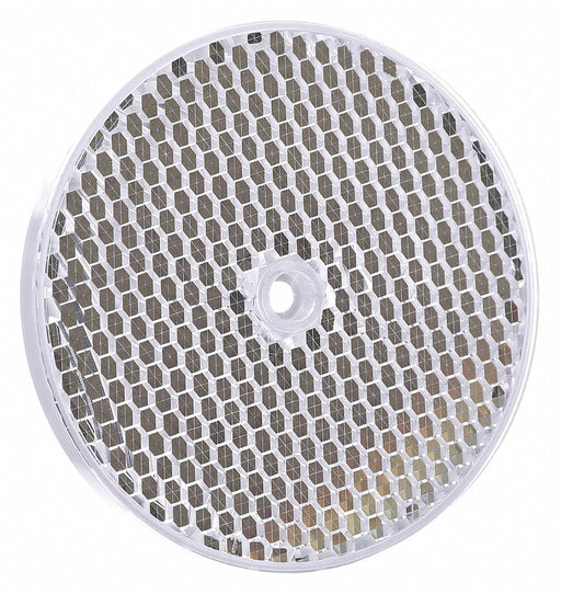 Round Sensor Reflector 80mm Dia White