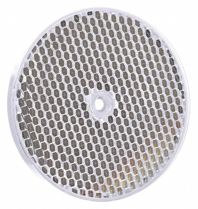 Round Sensor Reflector 80mm Dia White