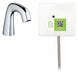 Mid Arc Chrome Chicago Faucets EQ Curved