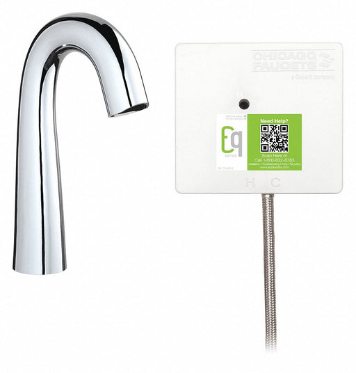 Mid Arc Chrome Chicago Faucets 0.5gpm