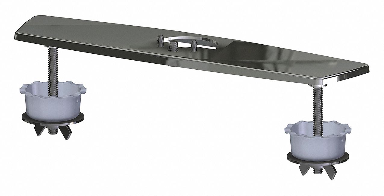 Trim/Cover Plate Chrm 10-1/4 L 2-1/2 W