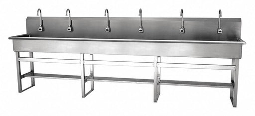 SaniLav Wash Sta Rect 117inx16-1/2inx8in