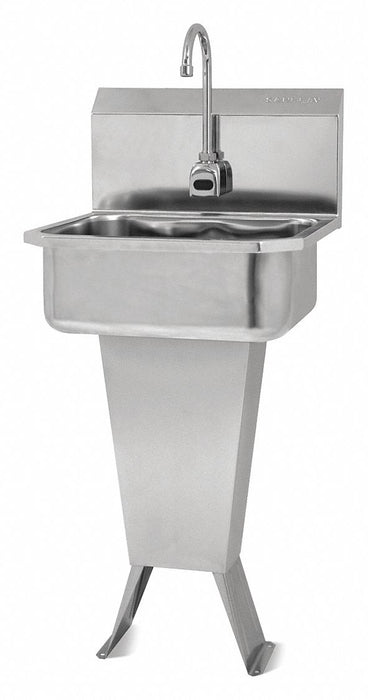 Hands-Free Sink 19 x18 x41.5 Silver