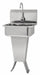Hands-Free Sink 19 x18 x41.5 Silver